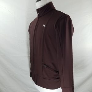Under Armour Zip-Up Brown Track Warm up Jacket